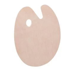 1 X Mischpalette Holz In Natur - 40 X 30 Cm