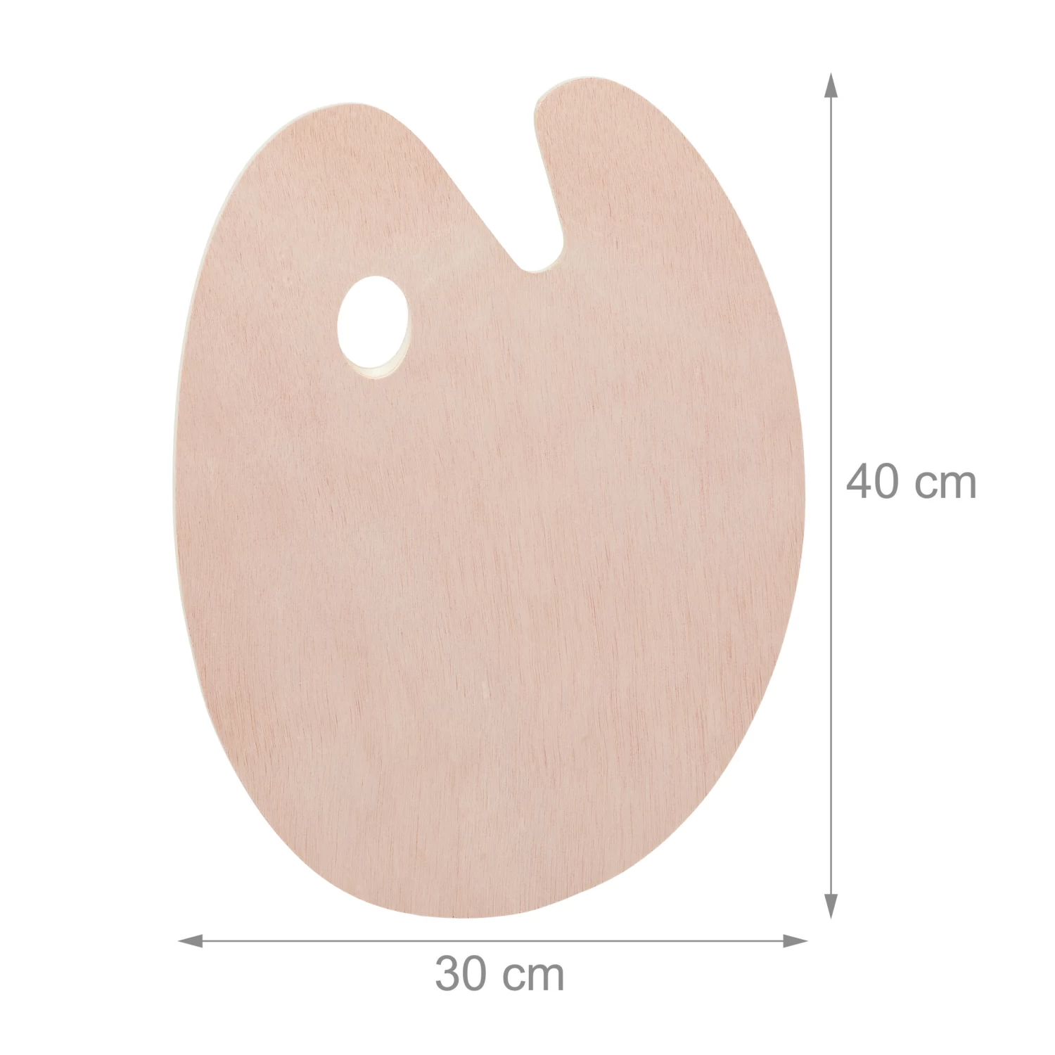 1 X Mischpalette Holz In Natur - 40 X 30 Cm – Bild 4