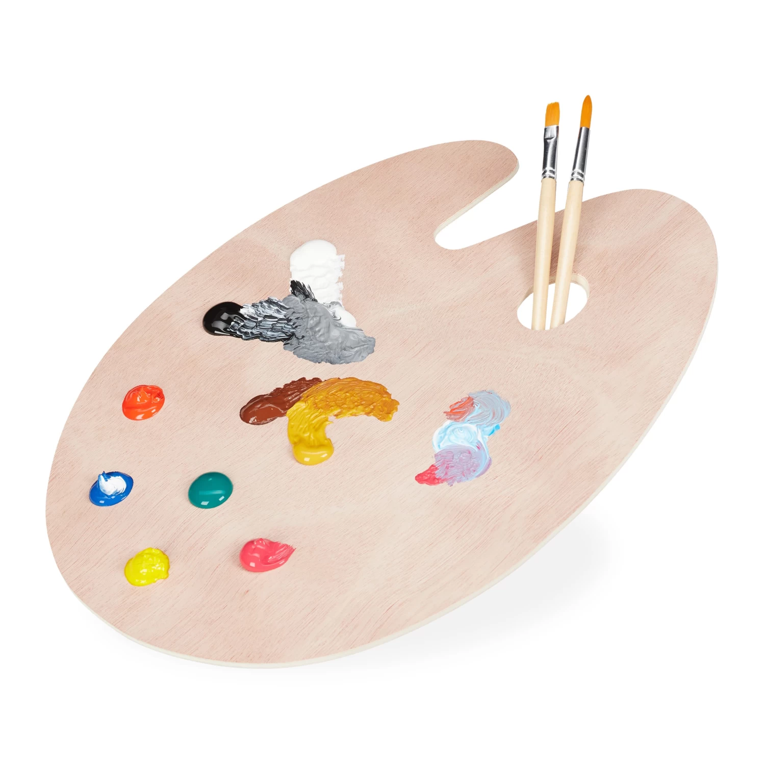 1 X Mischpalette Holz In Natur - 40 X 30 Cm – Bild 8