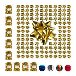 1000x Geschenkschleifen In Gold