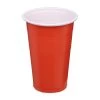 100x Beerpongbecher In Rot/ Blau