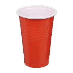 100x Beerpongbecher In Rot/ Blau
