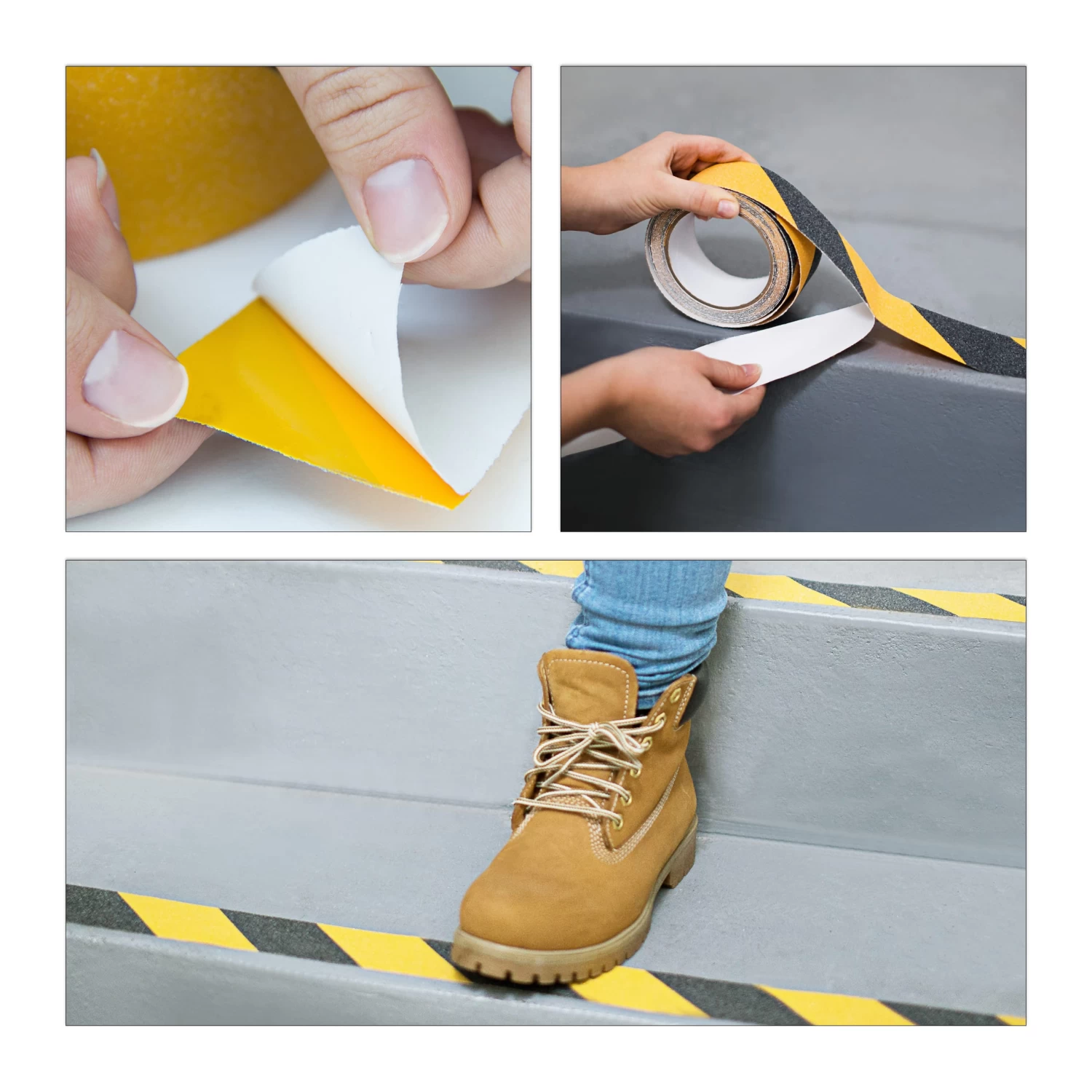 10x Anti-Rutsch-Klebeband In Schwarz/ Gelb - Je (L)5 M – Bild 2