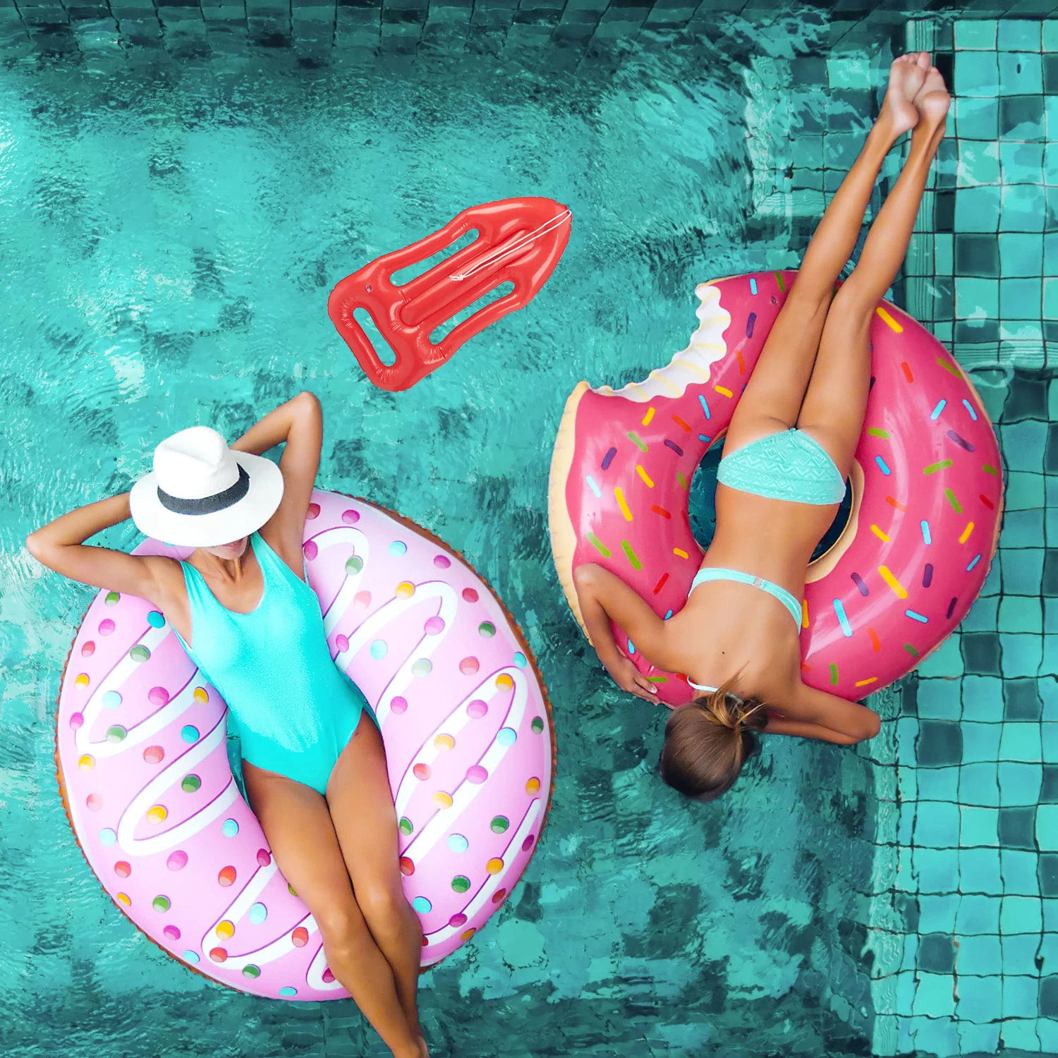 10x Aufblasrettungsboje In Rot – Bild 2