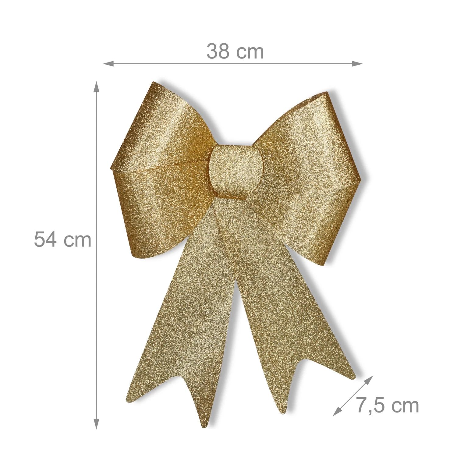 10x Riesenschleife In Gold – Bild 4