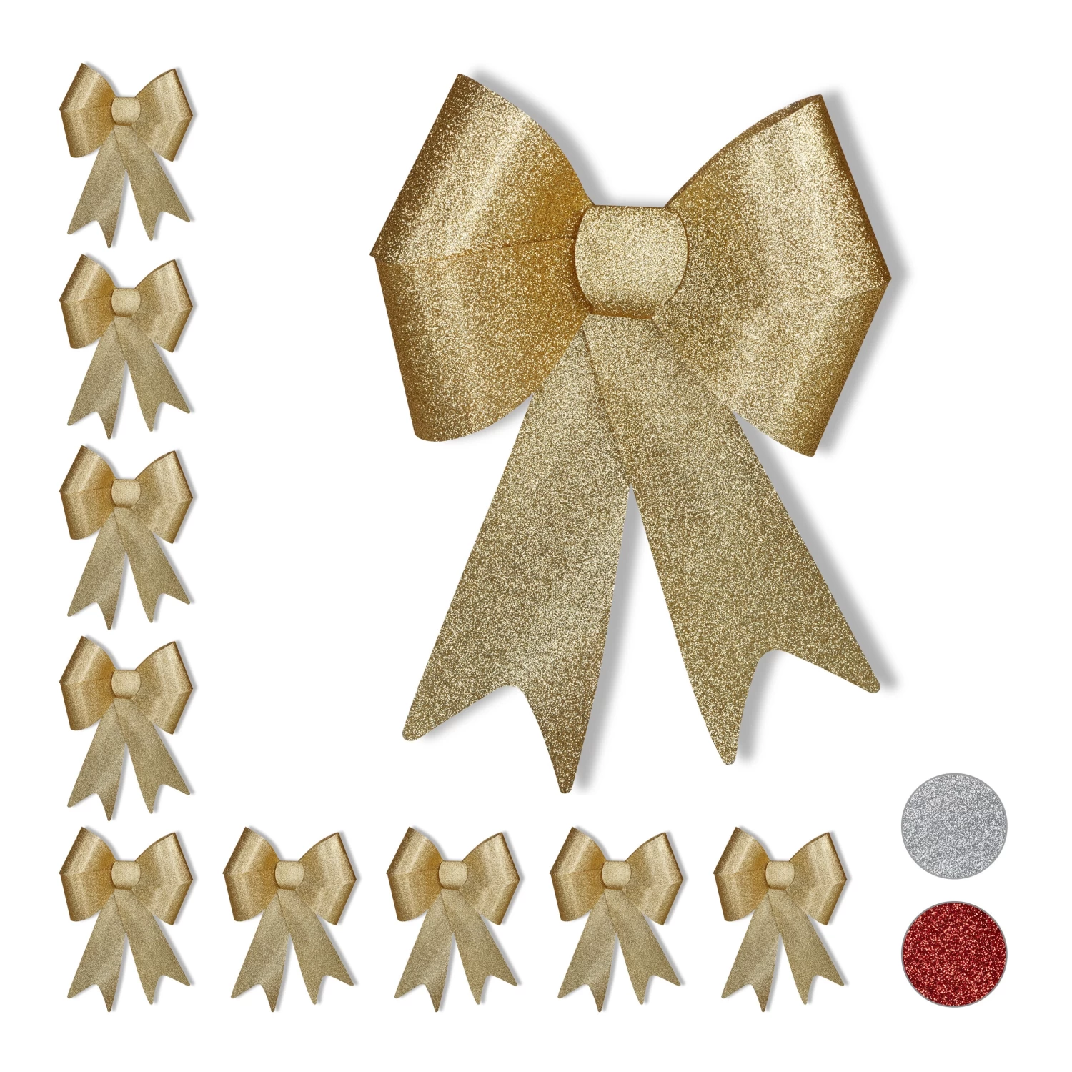 10x Riesenschleife In Gold