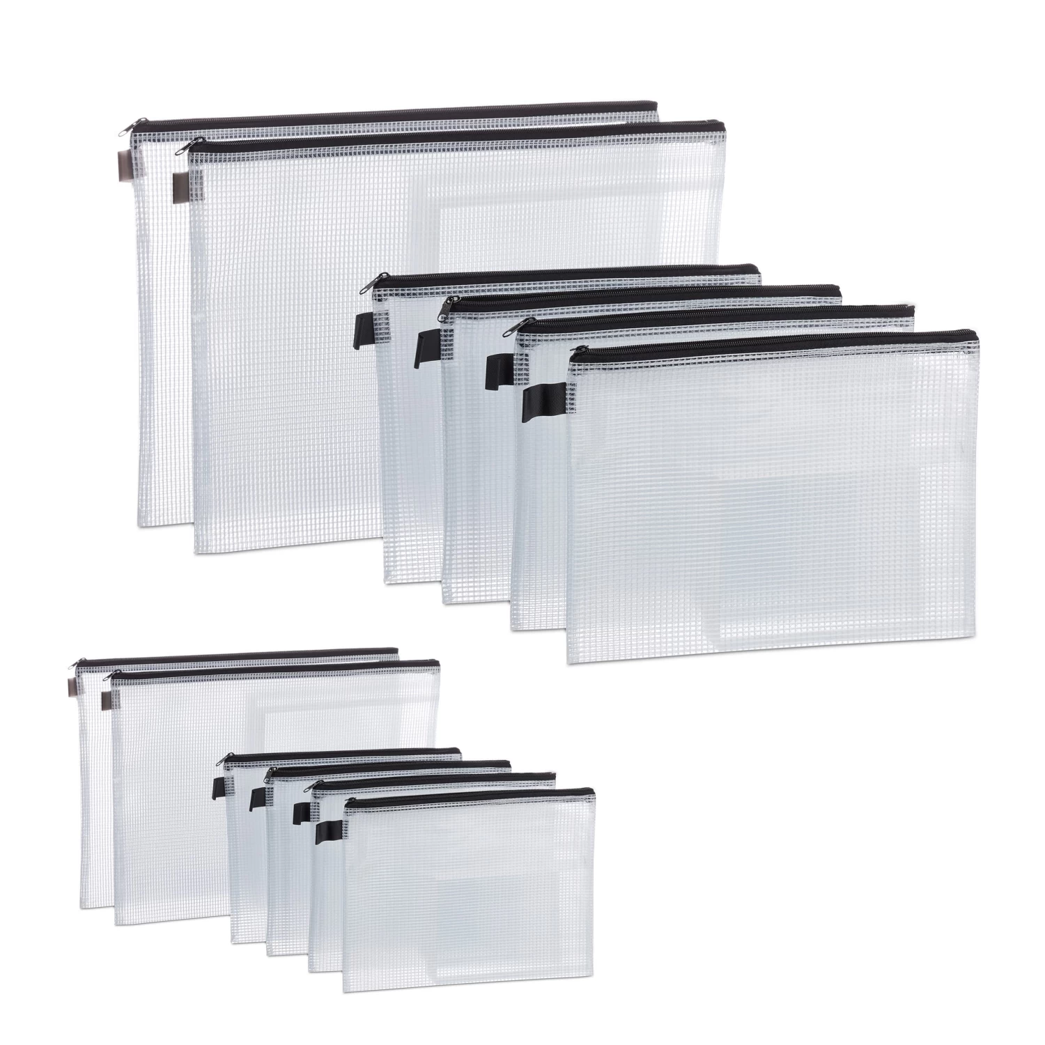 12x Dokumententasche In Transparent
