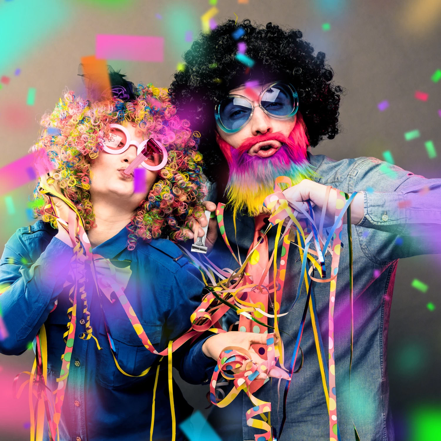 150x Partytröten In Pink – Bild 2