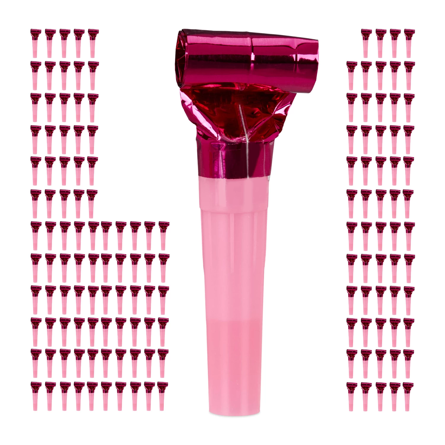 150x Partytröten In Pink