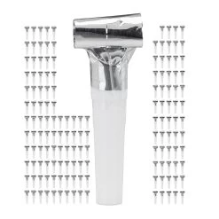 150x Partytröten In Silber