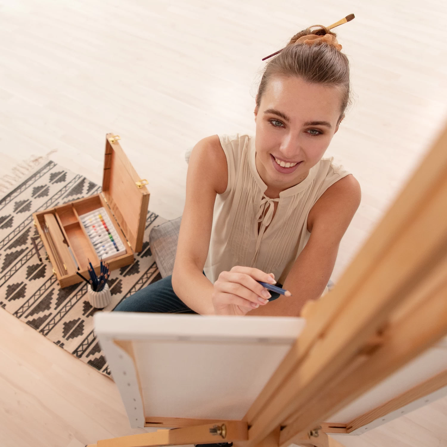 22tlg. Malkoffer In Bunt – Bild 5