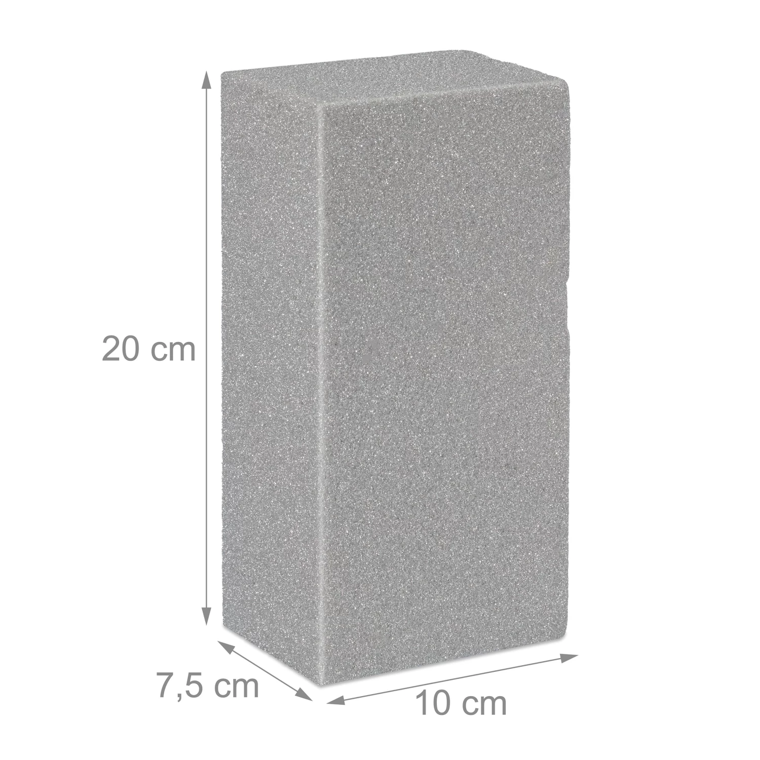 24x Steckschaum In Grau - (B)20 X (H)7,5 X (T)10 Cm – Bild 4