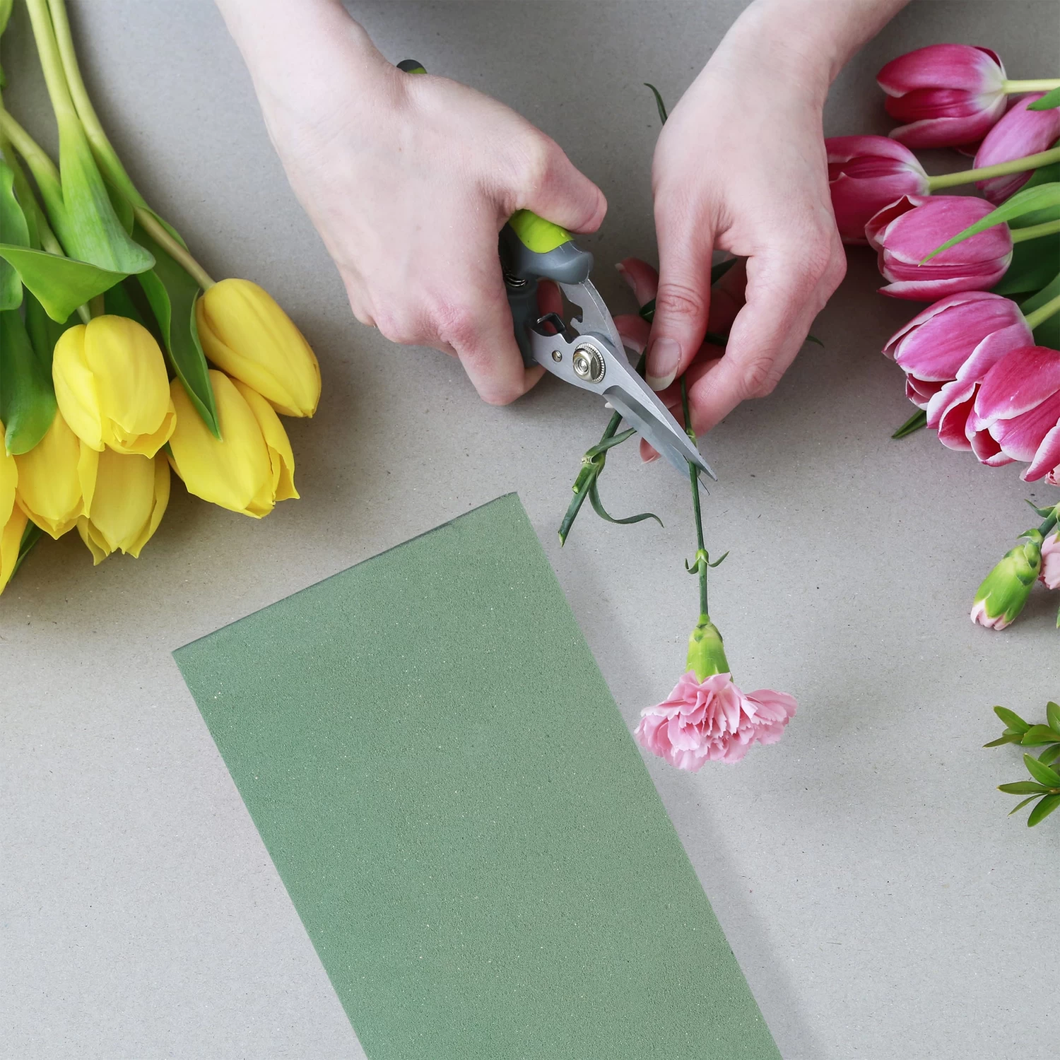 24x Steckschaum In Grün - (B)20 X (H)7,5 X (T)10 Cm – Bild 3