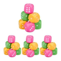 24x Stoffwürfel In Bunt