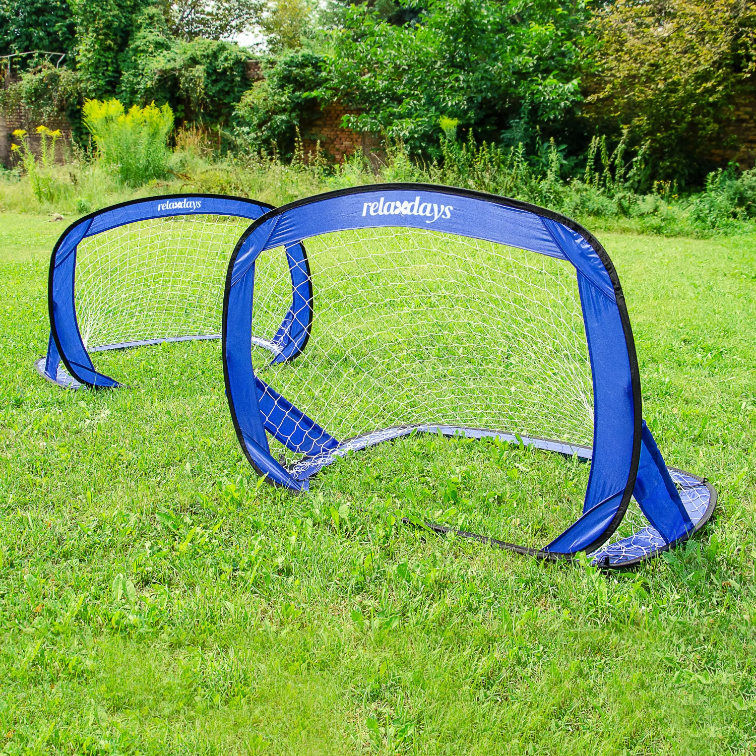 2er Set Fußballtor In Blau- (B)120 X (H)80 X (T)80 Cm – Bild 2