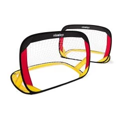 2er Set Fußballtor In Schwarz/Rot/Gold- (B)119 X (H)80 X (T)83 Cm