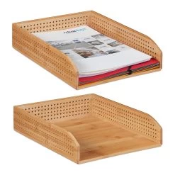 2x Dokumentenablage In Natürlich - DIN A4