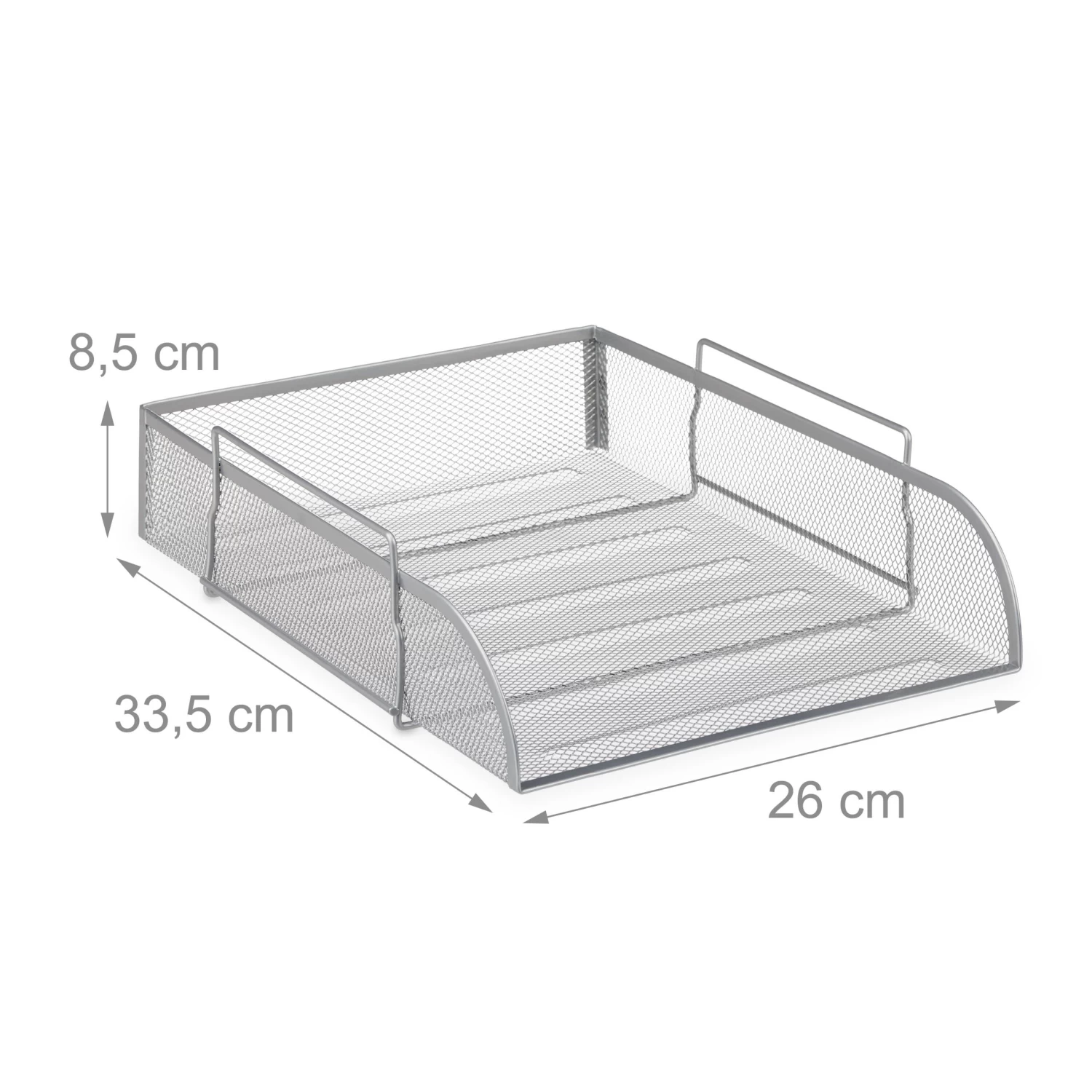 2x Dokumentenablage In Silber - DIN A4 – Bild 3
