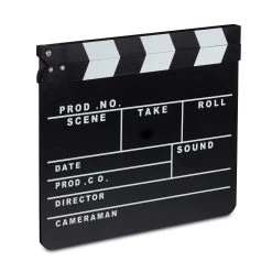 2x Filmklappe In Schwarz