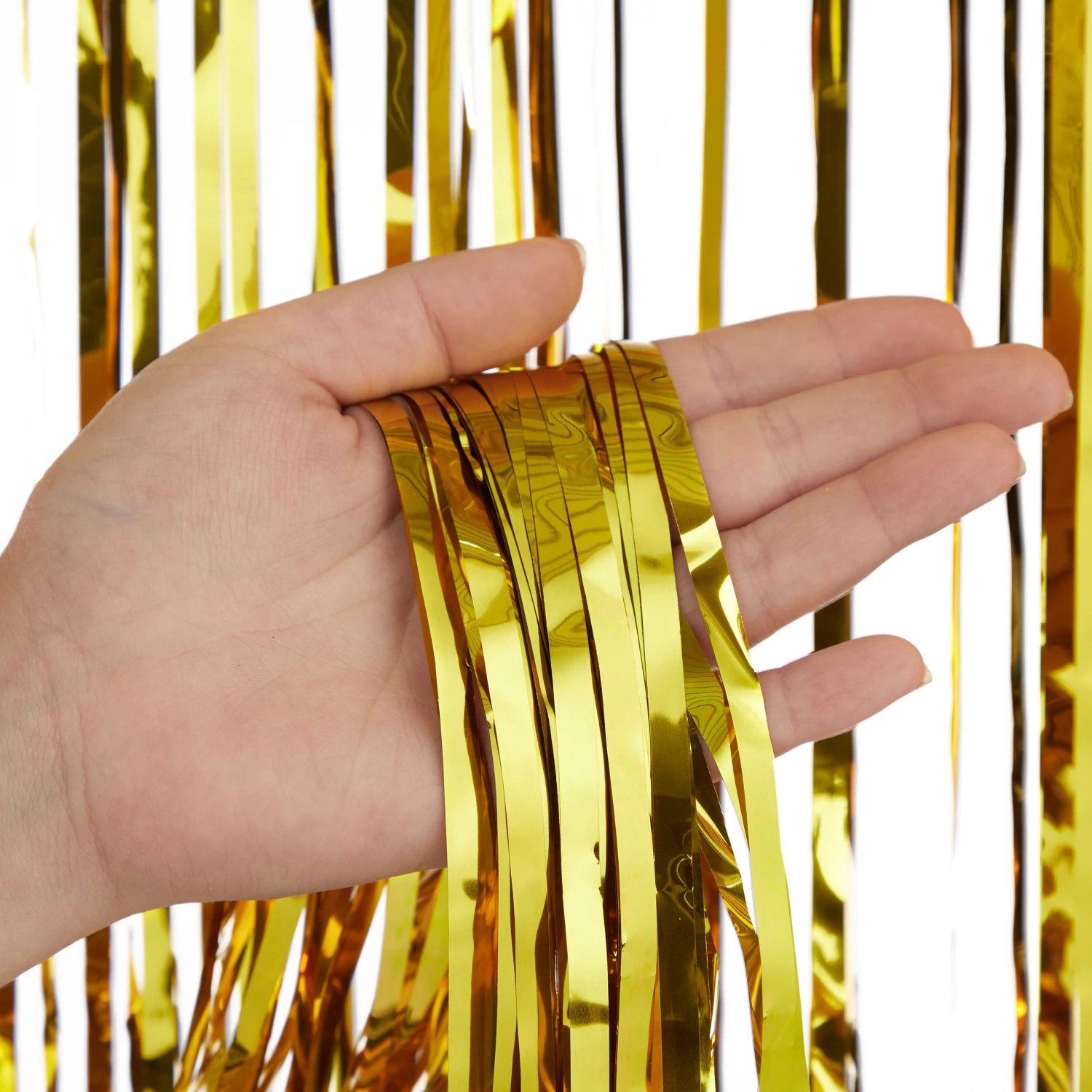 2x Partyvorhang In Gold - (B)100 X (H)250 Cm – Bild 7