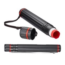 2x Posterrolle In Schwarz - (L)64 - 107 Cm