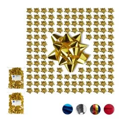 300x Geschenkschleifen In Gold