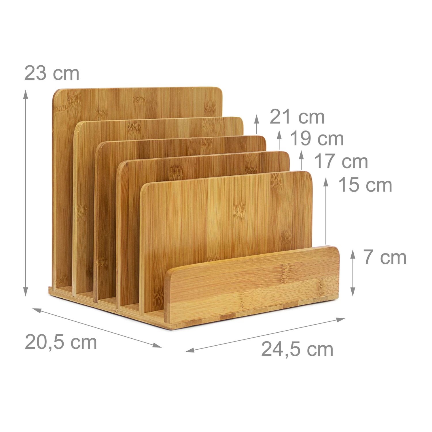 3tlg. Schreibtischorganizer-Set In Natur – Bild 4