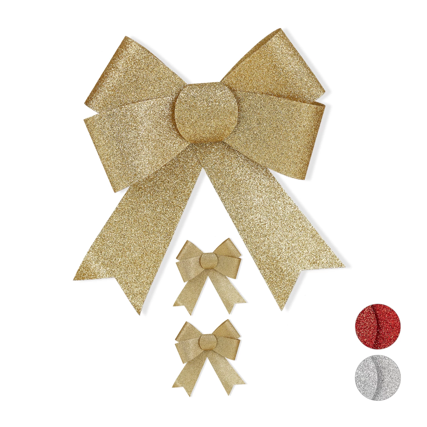 3x Geschenkschleife In Gold – Bild 8