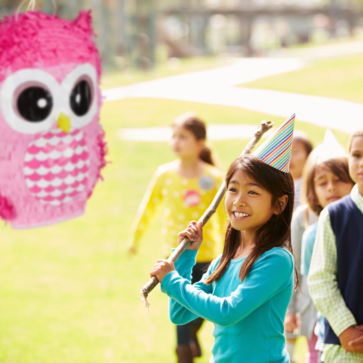 4 X Pinata Eule In Pink – Bild 3