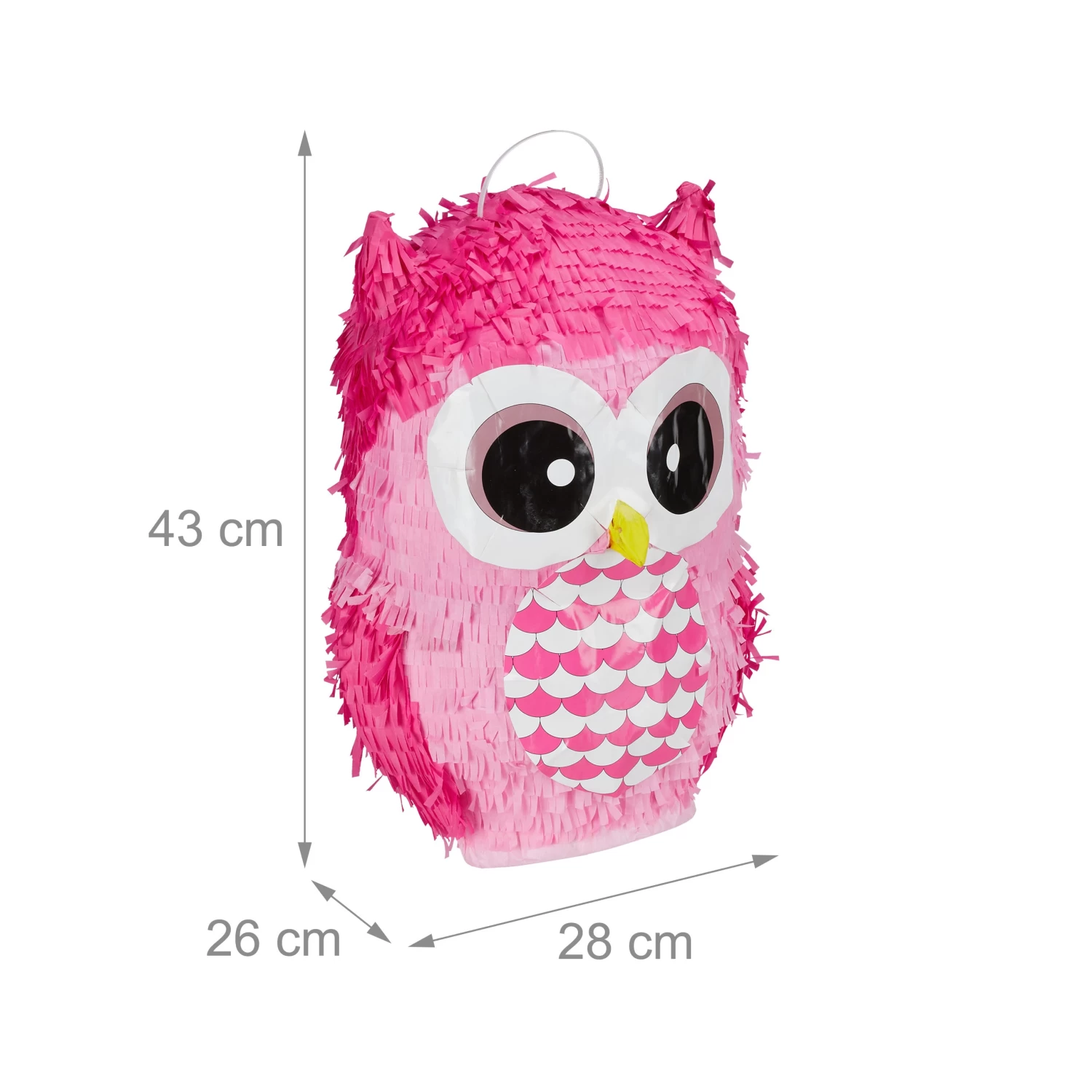 4 X Pinata Eule In Pink – Bild 4