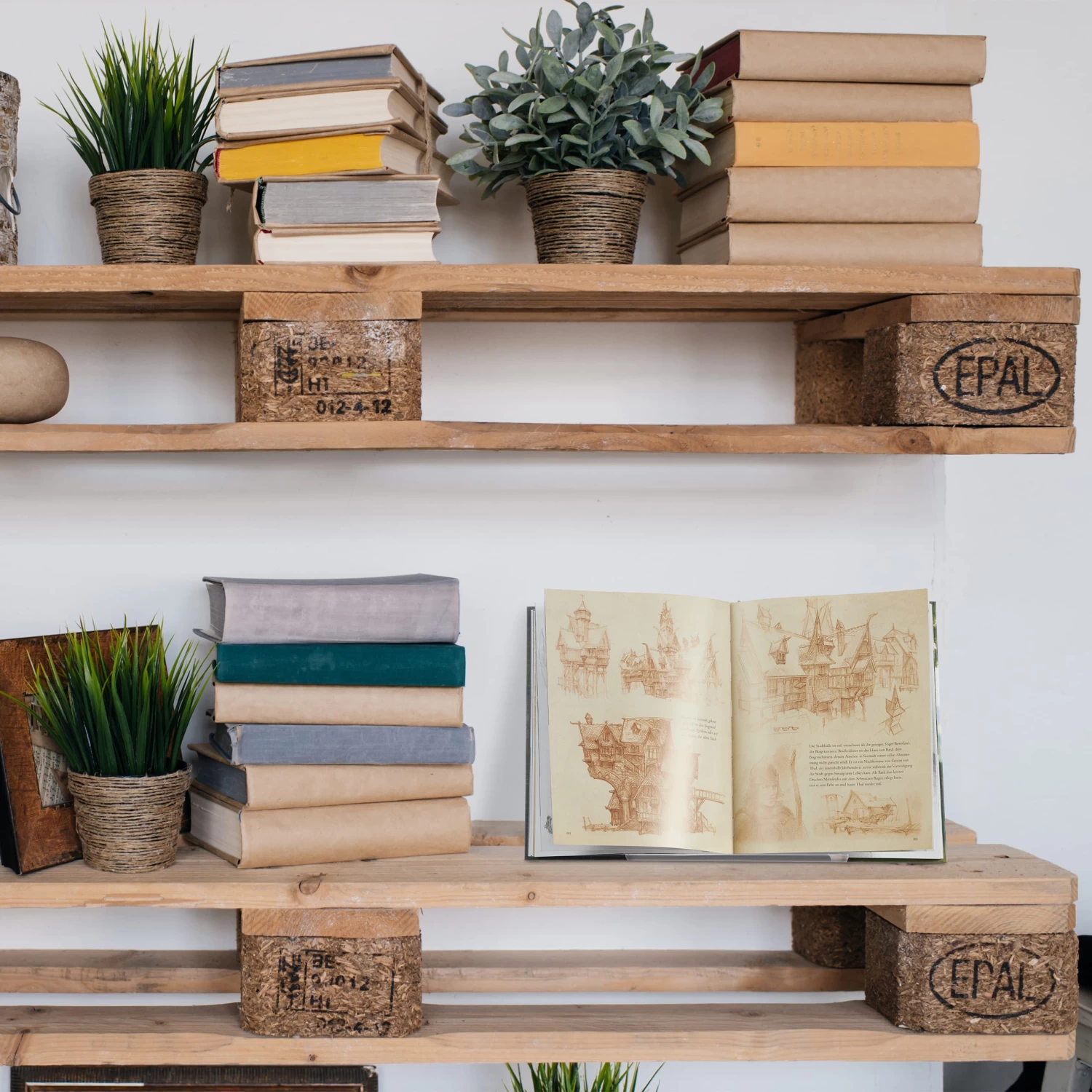 4x Buchaufsteller In Transparent - (B)20 X (H)24 X (T)20 Cm – Bild 2