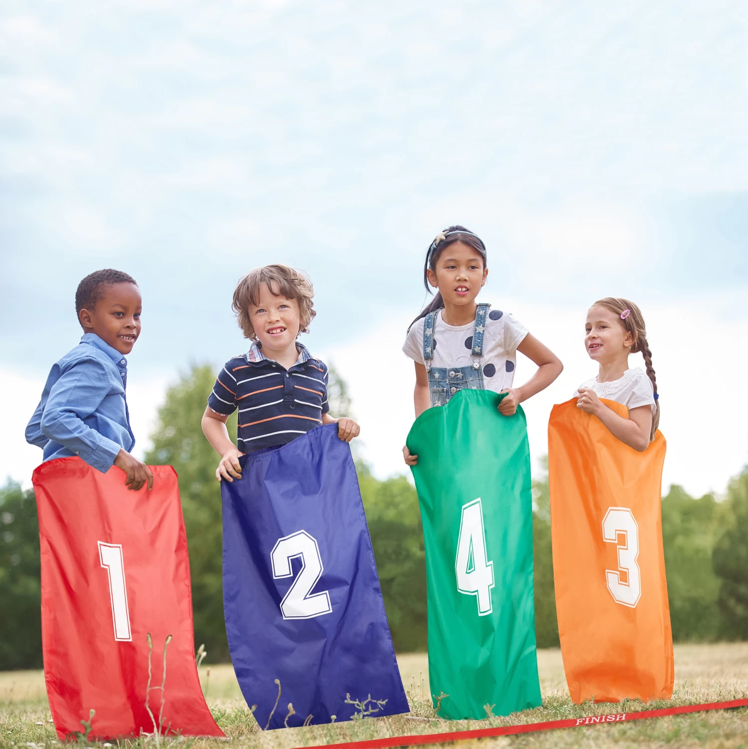 4x Hüpfsäcke Kinder In Bunt – Bild 2
