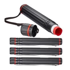 4x Posterrolle In Schwarz - (L)64 - 107 Cm