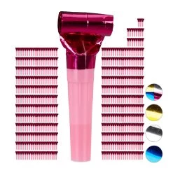 500x Partytröten In Pink