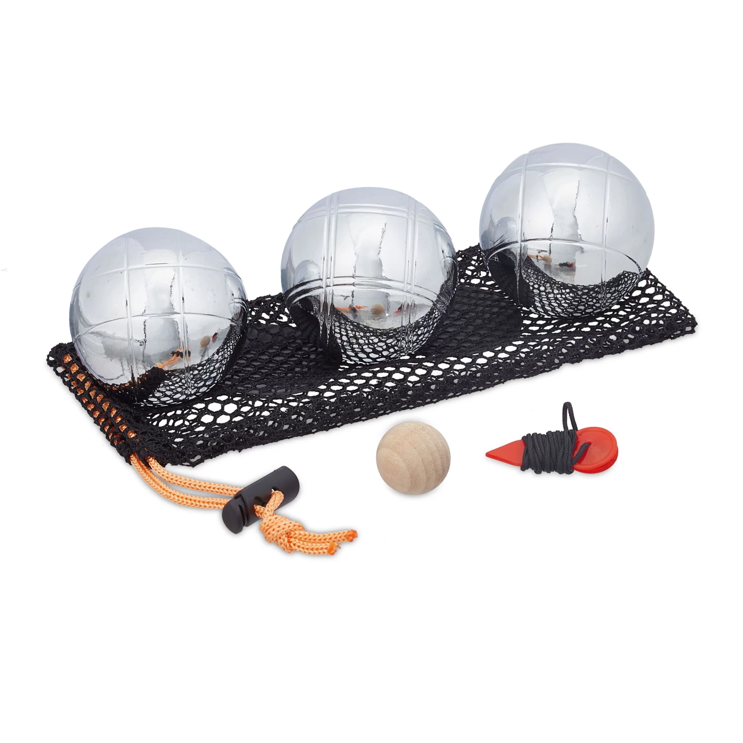 6-teiliges Boule Kugeln Set In Silber/ Schwarz – Bild 8