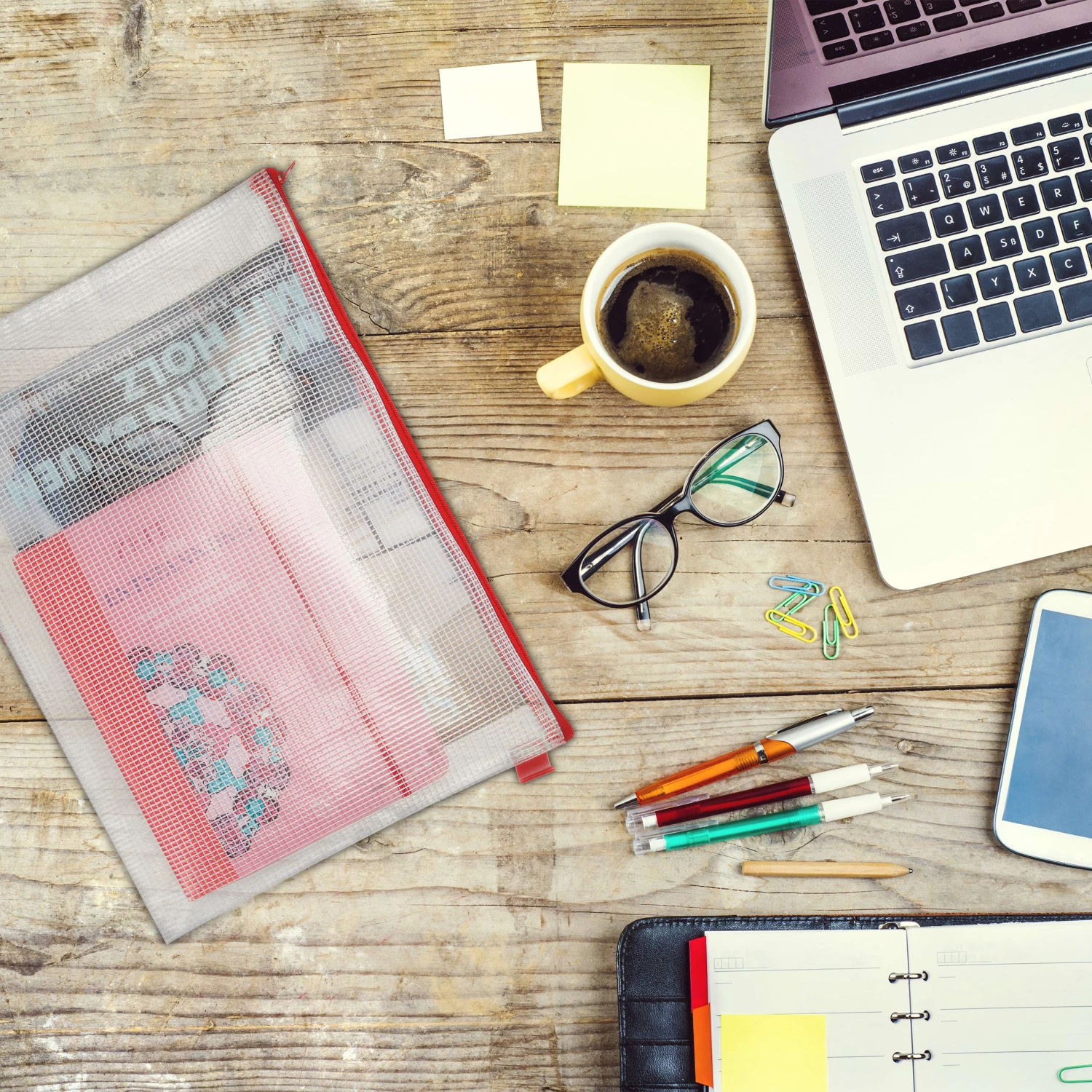 6x Dokumententasche In Rot - A4/A5 â Bild 2