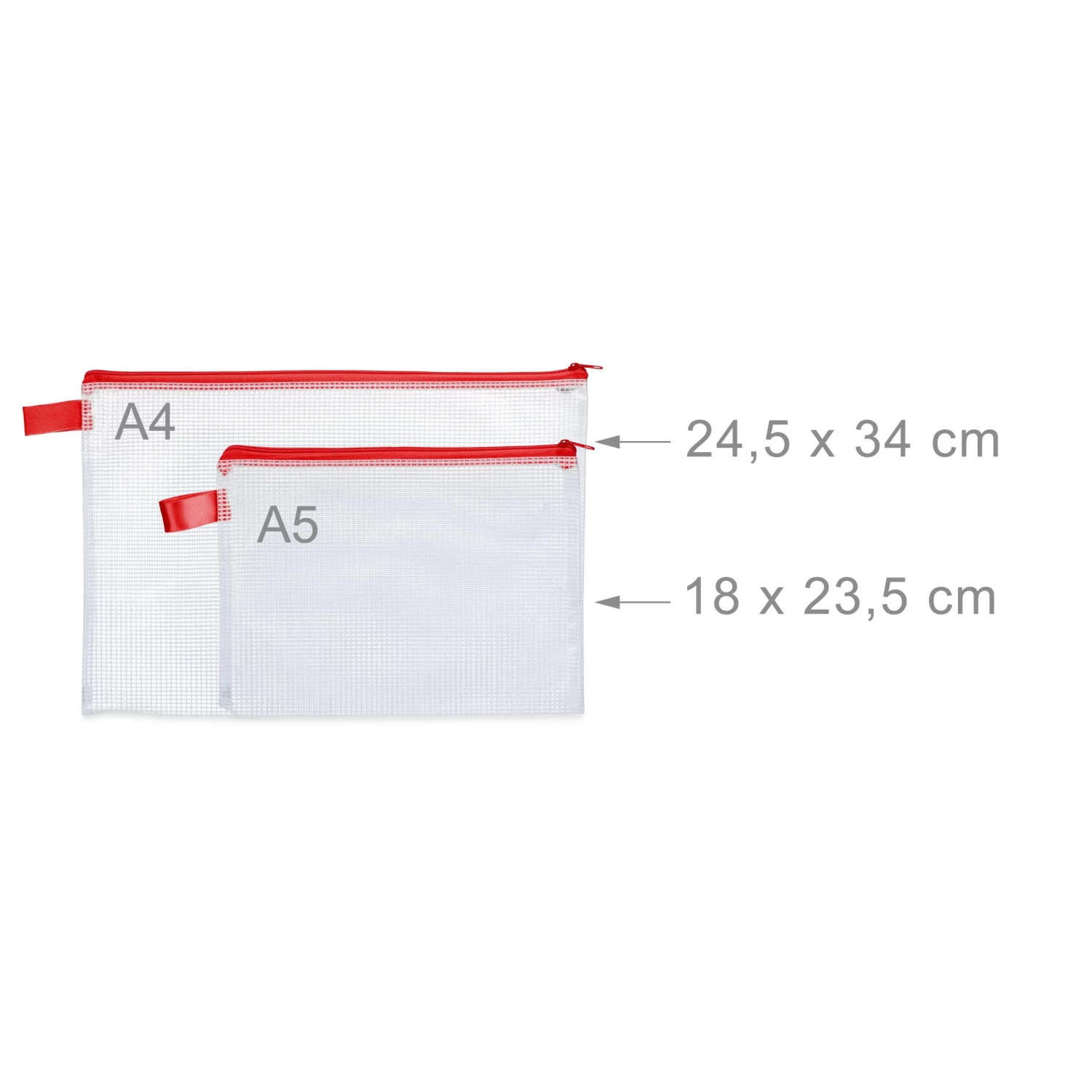 6x Dokumententasche In Rot - A4/A5 â Bild 4