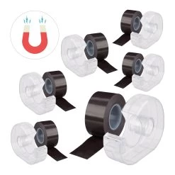 6x Magnetband In Schwarz - Je (L)5 M