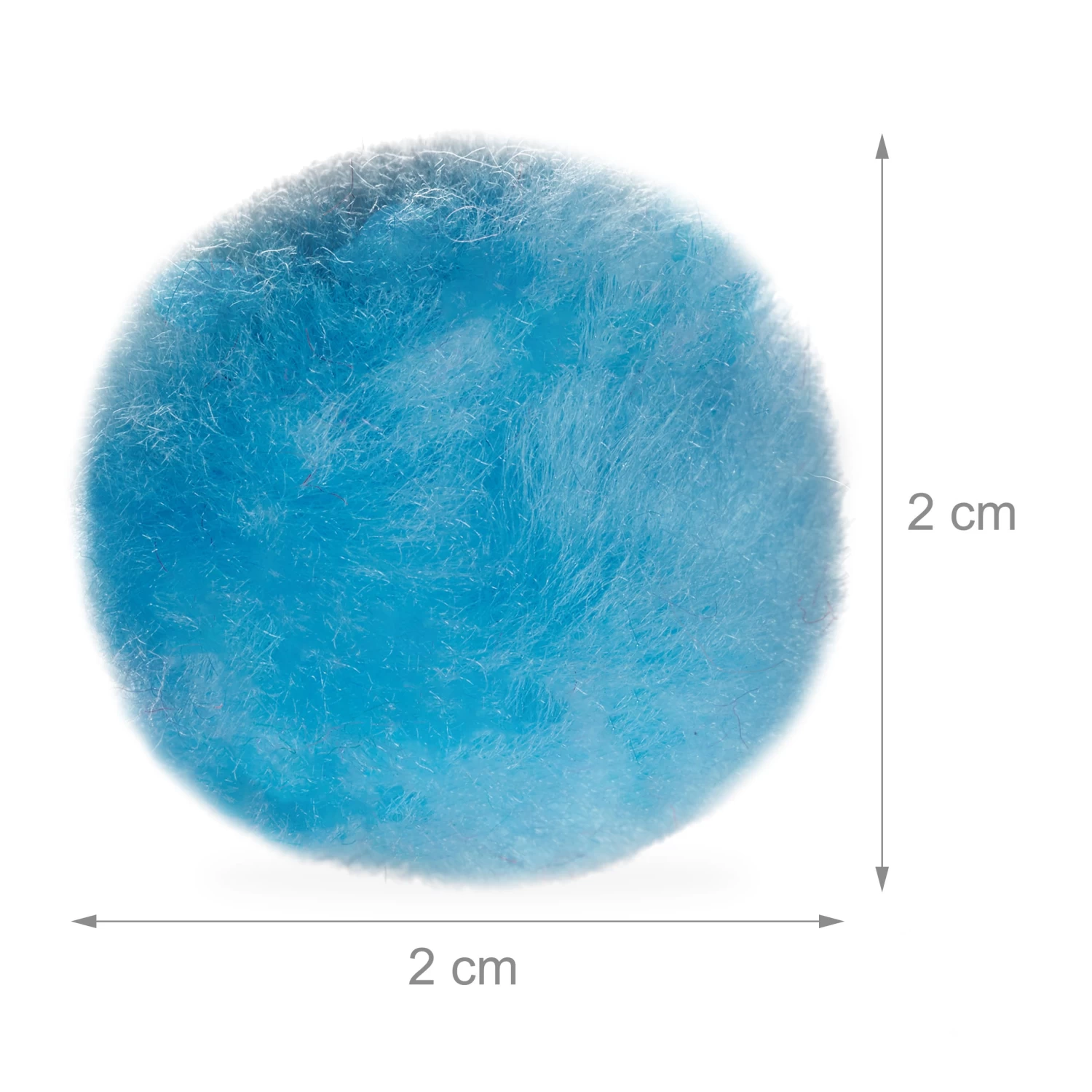 800x Pompons In Bunt - Ă 2 Cm â Bild 4