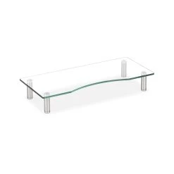 Bildschirmständer Glas In Transparent - (B)56 X (T)24 Cm