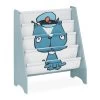 Kinderbücherregal "Hund" In Blau/ Weiß - (B)61,5 X (H)71 X (T)30 Cm