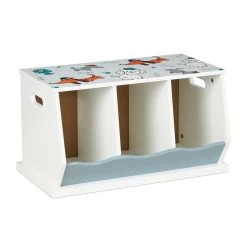 Kinderregal In Bunt - (B)60 X (H)32,5 X (T)36 Cm