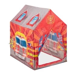 Kinderzelt Feuerwehr In Rot