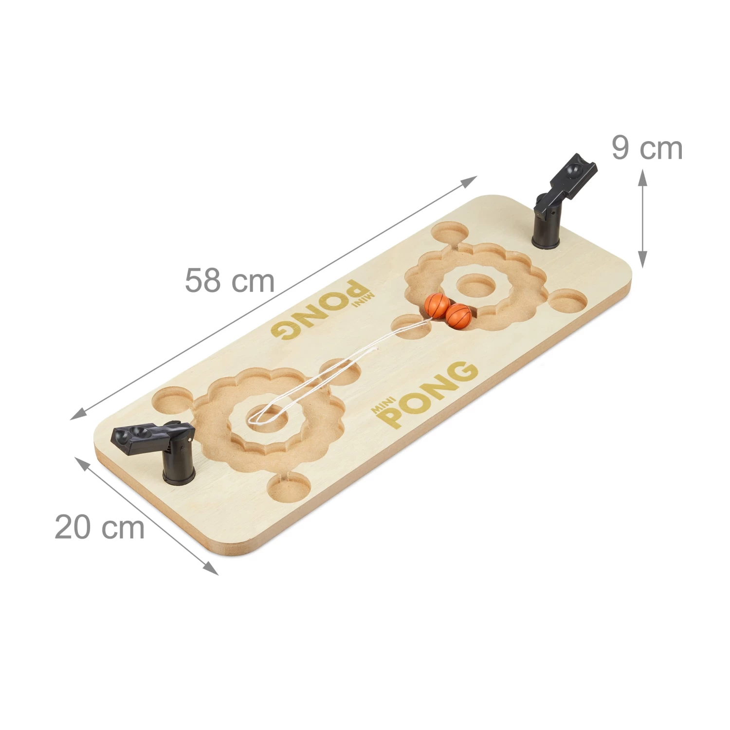 Mini Beer Pong In Natur/Rot â Bild 4