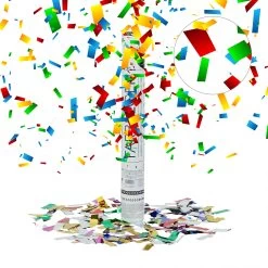Party Popper Streifen In Bunt - 40 Cm