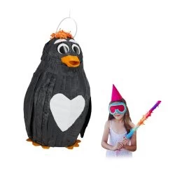 Pinata Pinguin In Schwarz