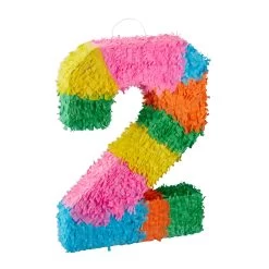 Pinata Zahl 2 In Bunt