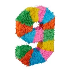 Pinata Zahl 9 In Bunt