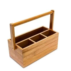 Schreibtischorganizer In Natur - (B)25 X (H)20 X (T)11,5 Cm