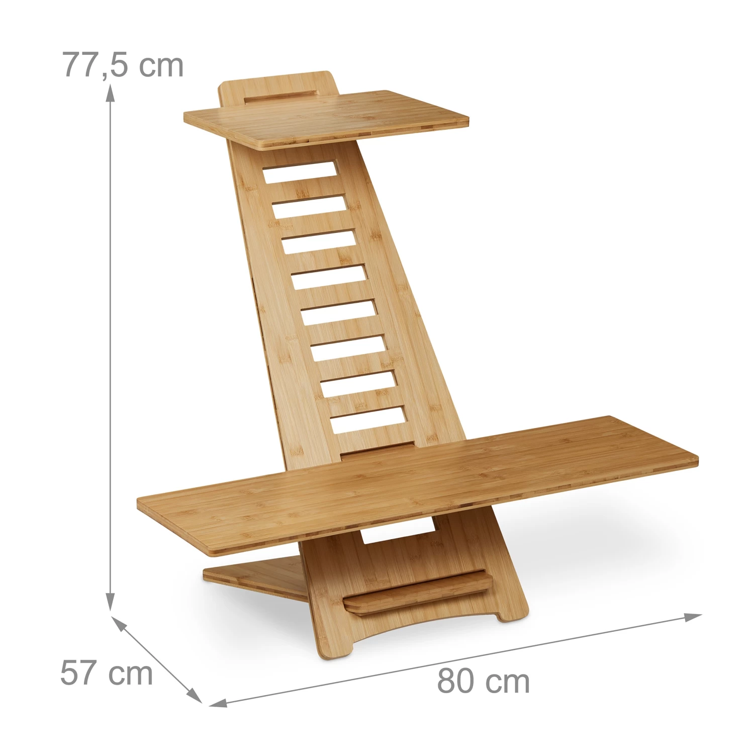 Stehpult Aufsatz In Natur - (B)80 X (H)77,5 X (T)57 Cm – Bild 4